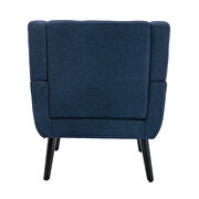 Modern blue soft velvet material ergonomics accent chair by La Spezia additional picture 7