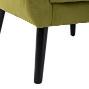 Modern green soft velvet material ergonomics accent chair additional photo 2 of 11