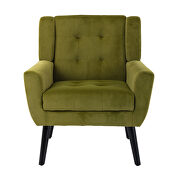 Modern green soft velvet material ergonomics accent chair by La Spezia additional picture 8