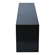 Black high glossy front morden TV stand with led lights by La Spezia additional picture 13