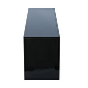 Black high glossy morden TV stand with led lights by La Spezia additional picture 13