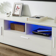 White morden TV stand with led lights by La Spezia additional picture 7