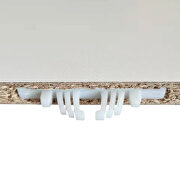 White/ dark gray morden TV stand with led lights by La Spezia additional picture 6