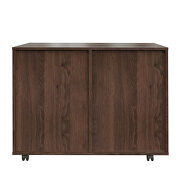 Drawer wood file cabinet with coded lock in brown oak by La Spezia additional picture 6