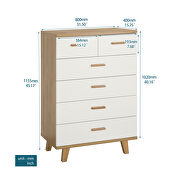 Drawer storge cabinet solid wood handles and foot by La Spezia additional picture 6