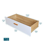 Drawer storge cabinet solid wood handles and foot standwood by La Spezia additional picture 3