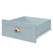 Drawer storge cabinet lockers retro shellshaped handle in blue by La Spezia additional picture 11