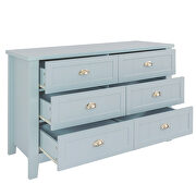 Drawer storge cabinet lockers retro shellshaped handle in blue by La Spezia additional picture 10
