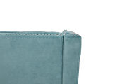 Luxury green velvet fabric three seater sofa by La Spezia additional picture 9