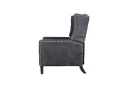 Chairone house arm pushing gray fabric recliner chair additional photo 2 of 8
