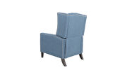 Chairone house arm pushing blue polyester recliner chair by La Spezia additional picture 3