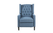 Chairone house arm pushing blue polyester recliner chair by La Spezia additional picture 8