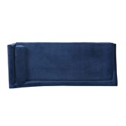 Blue fabric right square arm reclining chaise lounge by La Spezia additional picture 7