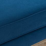 Blue fabric right square arm reclining chaise lounge by La Spezia additional picture 8