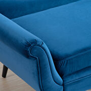 Blue fabric gorgeous wave back design chaise lounge by La Spezia additional picture 10