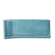 Green fabric right square arm reclining chaise lounge by La Spezia additional picture 3
