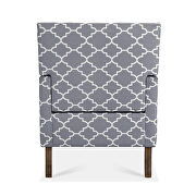 Gray mix fabric upholstery traditional style wide armchair by La Spezia additional picture 2