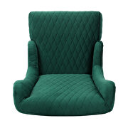 Retro green fabric  wing back chair by La Spezia additional picture 5