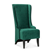 Retro green fabric  wing back chair by La Spezia additional picture 7
