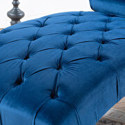 Blue fabric upholstery chaise lounge by La Spezia additional picture 2