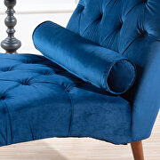 Blue fabric upholstery chaise lounge by La Spezia additional picture 3