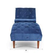 Blue fabric upholstery chaise lounge by La Spezia additional picture 5