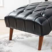 Black pu upholstery chaise lounge by La Spezia additional picture 7