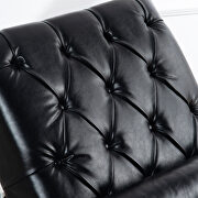 Black pu upholstery chaise lounge by La Spezia additional picture 8