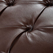 Dark brown pu upholstery chaise lounge by La Spezia additional picture 5