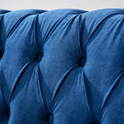 Blue fabric traditional square arm 3 seater sofa by La Spezia additional picture 12