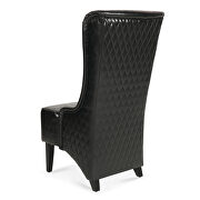 Black pu wing back chair by La Spezia additional picture 9