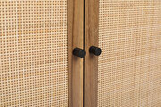 Natural rattan 2 door storage cabinet by La Spezia additional picture 5