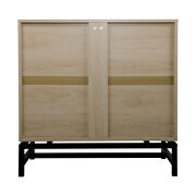 Natural rattan 2 door cabinet with adjustable inner shelf by La Spezia additional picture 7