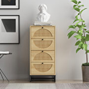Natural rattan cabinet with 4 drawers by La Spezia additional picture 4