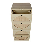 Natural rattan cabinet with 4 drawers by La Spezia additional picture 10