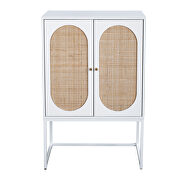Natural rattan 2 door high cabinet by La Spezia additional picture 6