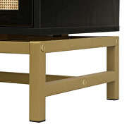 Natural rattan two door high cabinet by La Spezia additional picture 3
