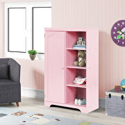 Pink finish practical side cabinet by La Spezia additional picture 3