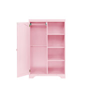 Pink finish practical side cabinet by La Spezia additional picture 6