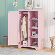 Pink finish practical side cabinet by La Spezia additional picture 7