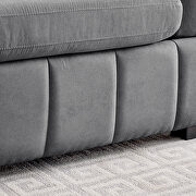 Dark gray fabric modern tufted sofa with storage space by La Spezia additional picture 5