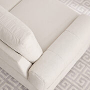 Beige fabric modern tufted sofa with storage space by La Spezia additional picture 7