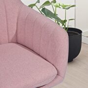 Pink fabric rocking chair by La Spezia additional picture 12