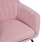 Pink fabric rocking chair by La Spezia additional picture 7