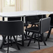 7-piece dining set: marble table top and 6 chairs by La Spezia additional picture 18