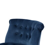 Fashion navy blue fabric adjustable bar chair (set of 2) additional photo 4 of 13