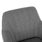 Dark gray fabric rocking chair by La Spezia additional picture 4
