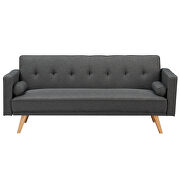 Dark gray fabric upholstery folding sofa by La Spezia additional picture 7