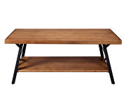 Solid wood tabletop rustic coffee table by La Spezia additional picture 4