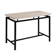 U_style counter height table with 4 chairs in beige/ black by La Spezia additional picture 7